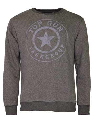 TOP GUN Sweater TG20212106 in anthrazit