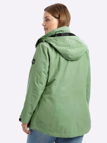 sheego Übergangsjacke in eucalyptus