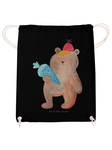 Mr. & Mrs. Panda Jutebeutel Bär Schultüte ohne Spruch in Schwarz