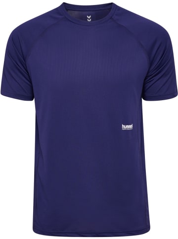 Hummel T-Shirt "Pulse Workout T-Shirt S/S" in Blau