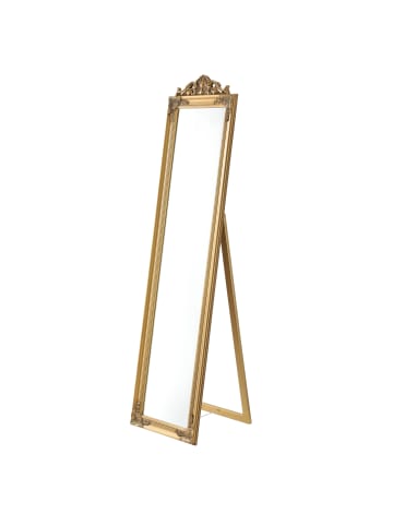 en.casa Standspiegel Arezzo in Gold (H)160cm (B)5cm (L)40cm