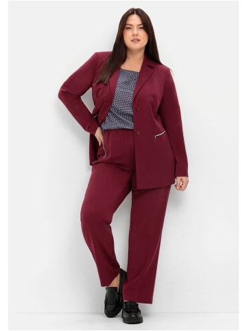 sheego Blazer in weinrot