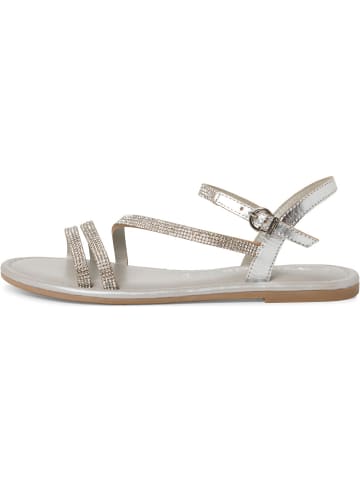 Tamaris Riemchensandalen in silver glam