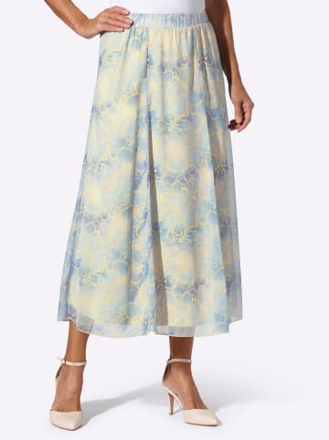WITT WEIDEN Webrock in eisblau-vanille-bedruckt