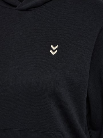 Hummel komfortabler Kapuzenpullover mit femininem Schnitt in Schwarz