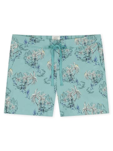 Schiesser Pyjamashorts Mix & Relax in jade
