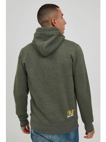 !SOLID Kapuzensweatjacke SDBenn High Neck Zip-Hoodie in Dunkelgrün