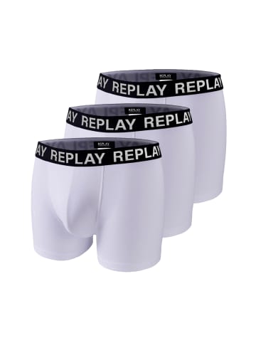 Replay Boxershorts 3er Pack in weiß