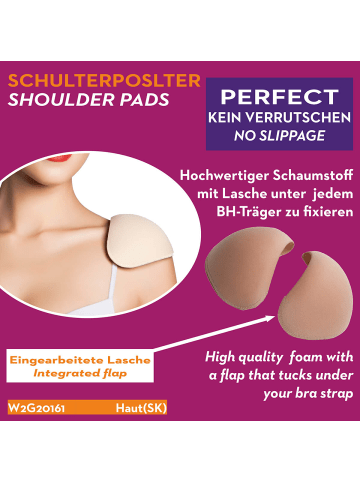 MISS PERFECT Schulterpolster in Regular Size Haut