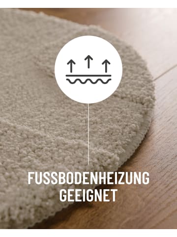 Wecon Home Badteppich Davie in seiden grau