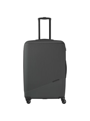 travelite Bali - 4-Rollen-Trolley L 77 cm (weiß/cognac) in anthrazit