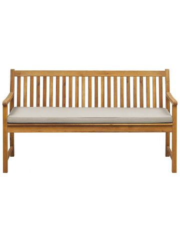 Beliani Gartenbank VIVARA in Braun/Beige - (W) 160 x (H) 88 x (L) 61 cm