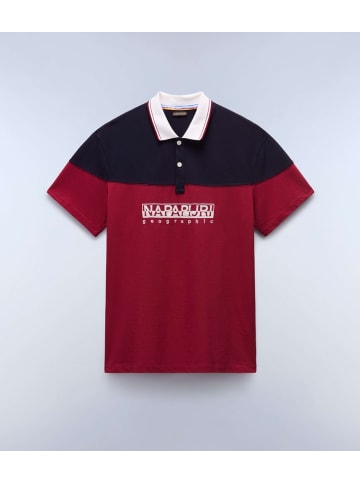 Napapijri Polo "E-Saturnia Ss" in Rot