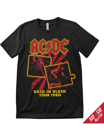 AC/DC T-Shirt "Back In Black Tour 1980 T-Shirt" in Schwarz