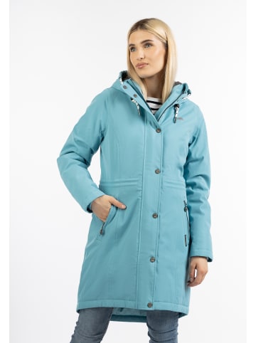 Schmuddelwedda Winterparka in Eisblau