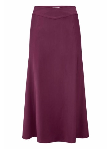 Hessnatur Hessnatur Gewebe Rock Midi aus reiner TENCEL™ Lyocell in fuchsia