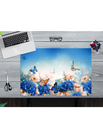 Cover-your-desk.de  Schreibtischunterlage – “Frühlingswiese mit Schmetterling“ (L)60 x (B)40 