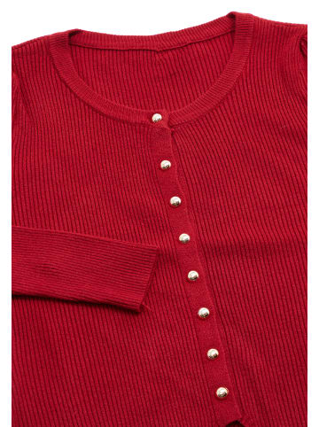 VERNOLE Damen Strickjacke in Rot