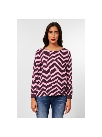 Street One Langarmbluse in intense aubergine