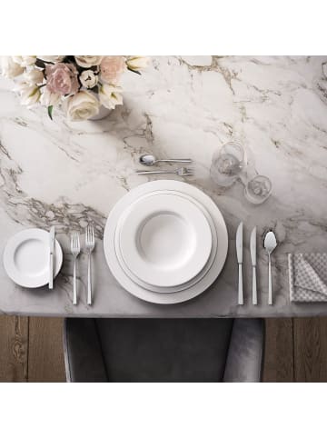 Villeroy & Boch Servierplatte Anmut Platinum No. 1 ø 33,6 cm in weiß