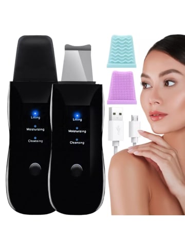 Wisam® Ultraschall Gerät Gesichtspeeling Gesichtsreinigung 3 in 1 Massage