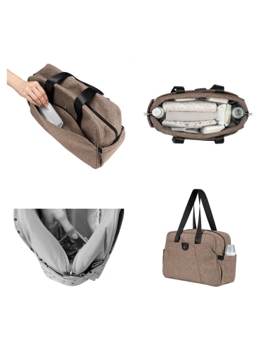 Kikkaboo Wickeltasche Chelsea in braun