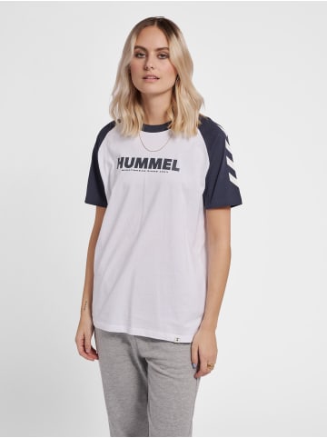 Hummel T-Shirt Raglanärmel Hmllegacy Lebensstil Erwachsene in WHITE