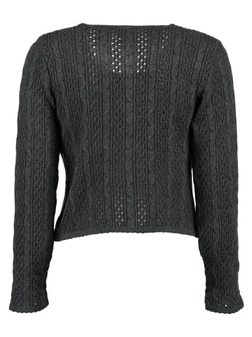 OS-Trachten Strickjacke Gnoyor in anthrazit
