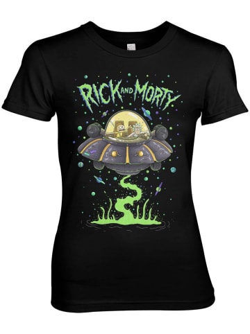 Rick and Morty Shirt in Schwarz