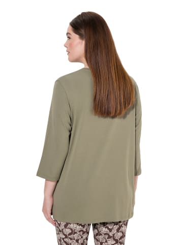 Ulla Popken Shirt in stein grau