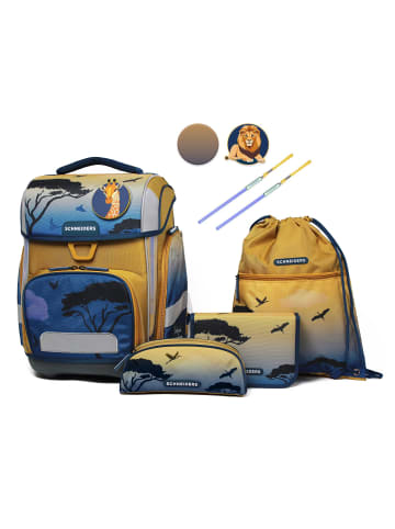 SCHNEIDERS Isabeau x Ergolite Schulranzen-Set 6-teilig in ocker