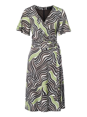 Mart Visser Regina Printkleid Grün / Taupe
