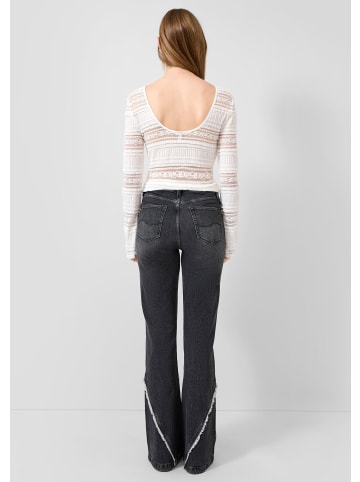 QS T-Shirt in 0200_creme