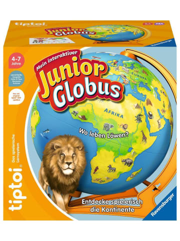 Ravensburger Lernspiel tiptoi® Mein interaktiver Junior Globus 4-7 Jahre in bunt