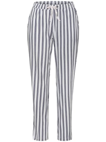 s.Oliver Pyjamahose in schwarz - weiß - gestreift