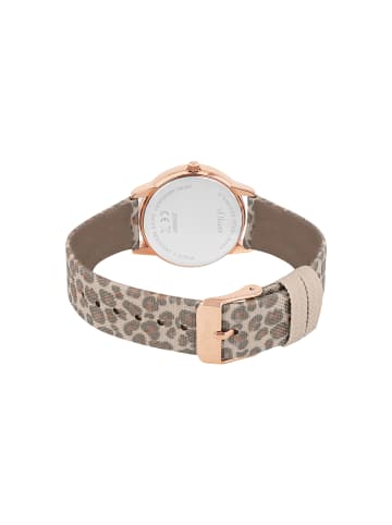 s.Oliver Quarzuhr Textil, Alloy in rosegold