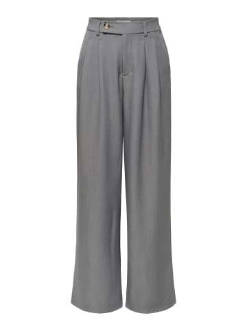 ONLY Hose mit weitem Beinschnitt in Medium Grey Melange