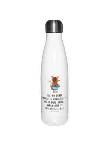 Mr. & Mrs. Panda Thermosflasche Maus Kekse mit Spruch in Weiß