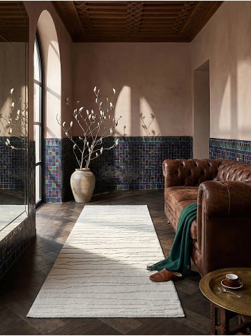 KADIMA DESIGN Läufer Abstrakt pflegeleicht Wohnzimmer Schlafzimmer Flur Esszimmer in Creme