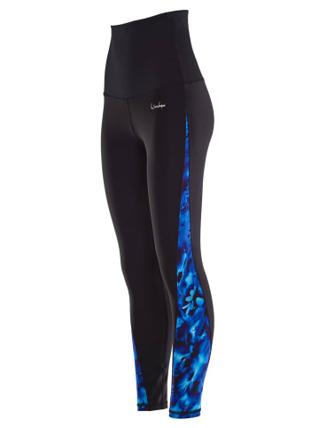 Winshape Functional Power Shape High Waist Tights HWL109 in blue rainflowers