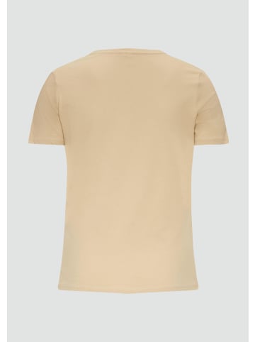 QS T-Shirt in 83D0_hellbraun