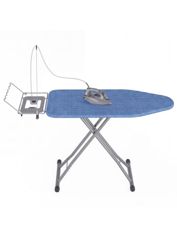 SONGMICS Bügelbrett Borix in Blau-Grau - (B)160 x (H)(92 x (T)48.5 cm