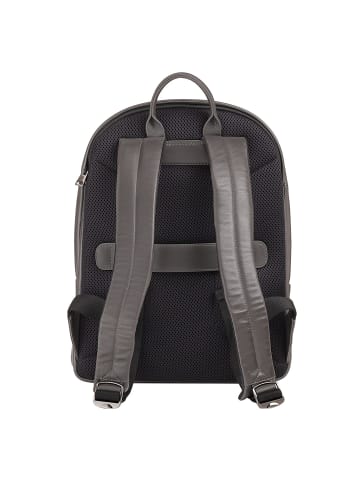 DuDu Casablanca Daypack Leder 40 cm Laptopfach in anthracite