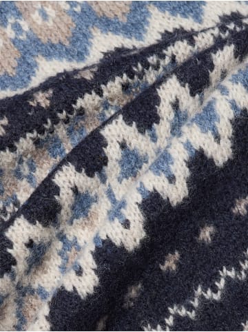 Nils Sundström Pullover in blau ecru - 0001