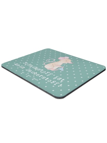 Mr. & Mrs. Panda Mouse Pad Zauber der Polsterin mit Spruch in Meeresbrise