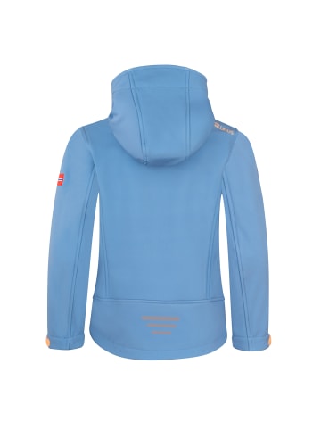 Trollkids Softshelljacke Trollfjord in mystic blue/rusty red
