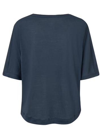 super.natural Merino T-Shirt W LIQUID FLOW TEE in blau