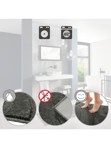 REDBEST Badematte Napa in anthrazit