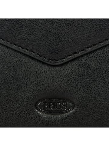 BRIC`s Volterra Kreditkartenetui RFID Schutz Leder 15 cm in black
