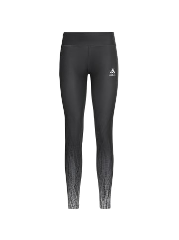 Odlo Lauftights ZEROWEIGHT PRINT in Schwarz